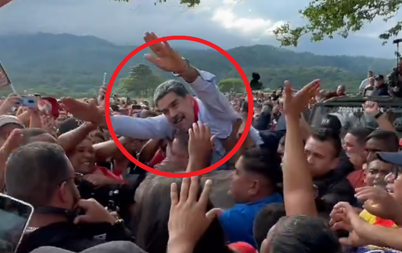 Maduro tried to fly like “Super Bigote”, however ended up within the arms of his distraught bodyguards