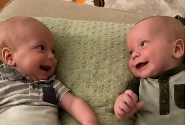 EN VIDEO: el increíble momento en el que bebés gemelos se ven por ...