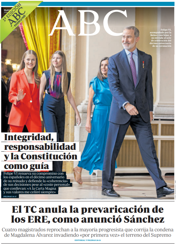 Portadas de la prensa internacional de este jueves 20 de junio de 2024