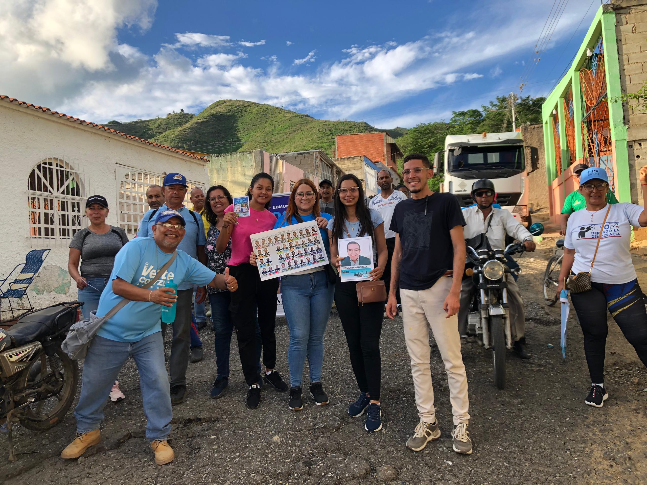 En San Francisco de Asís en Aragua apuestan al cambio político con Edmundo González Urrutia