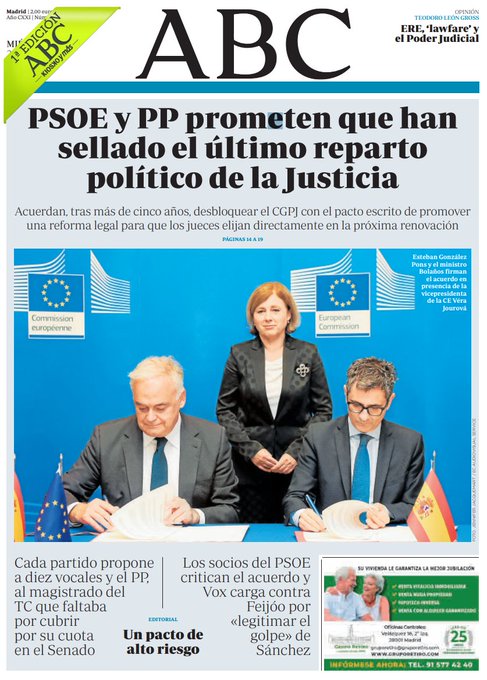 Portadas de la prensa internacional de este miércoles 26 de junio de 2024