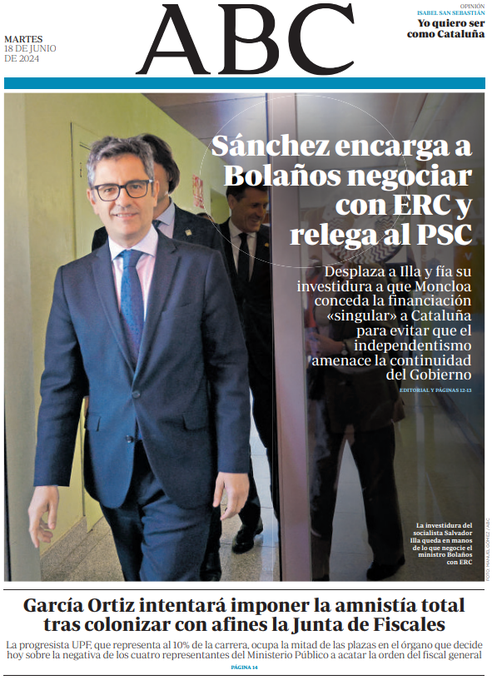 Portadas de la prensa internacional de este martes 18 de junio de 2024