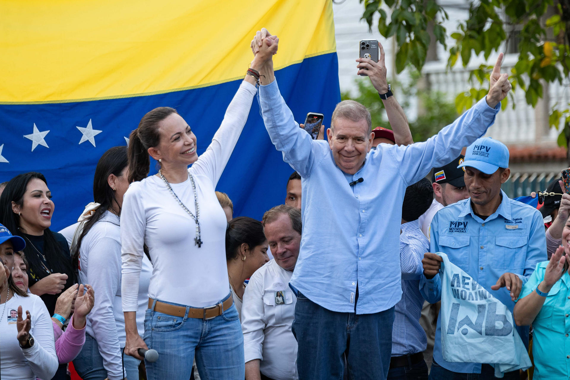 Los detalles del cierre de campaña de Edmundo González en Caracas