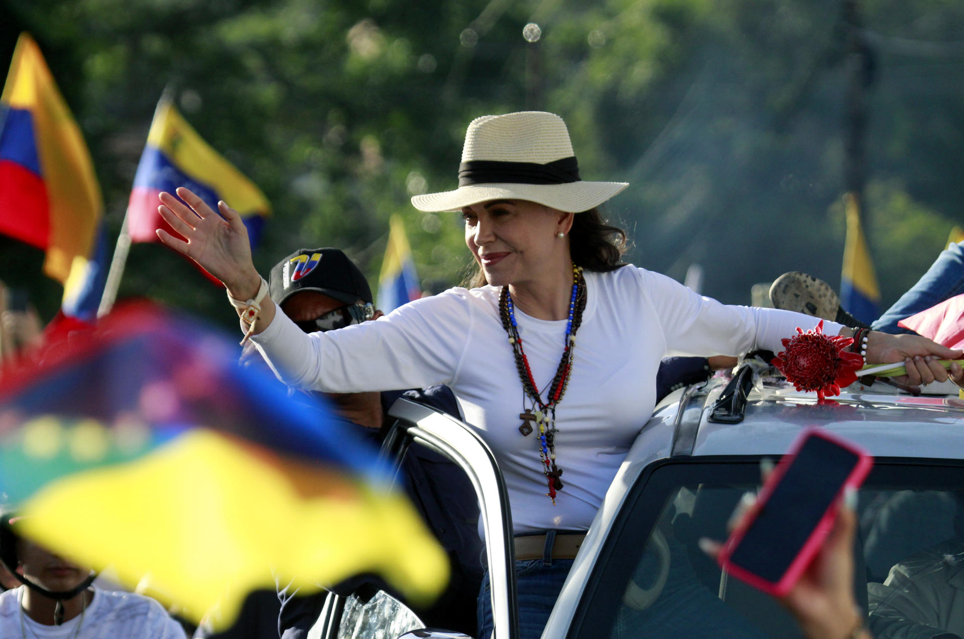 Maria Corina Machado, ready for dialogue to achieve political transformation in Venezuela