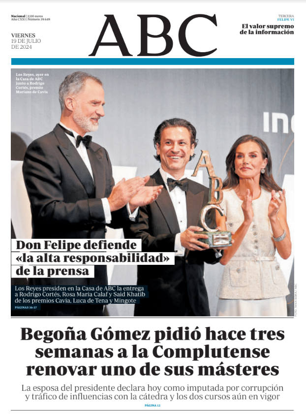 Portadas de la prensa internacional de este viernes 19 de julio de 2024