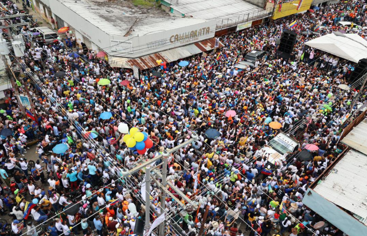 Imágenes aéreas certifican que toda Barinas está comprometida con el cambio democrático