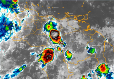 Inameh prevé actividad eléctrica y ocasionales ráfagas de viento en algunos estados de Venezuela este #6Jul