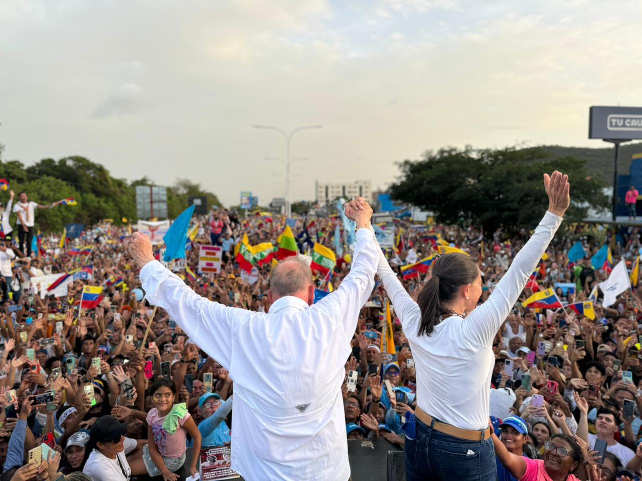 Toda Anzoátegui encomendó sus esperanzas a Edmundo González y María Corina Machado