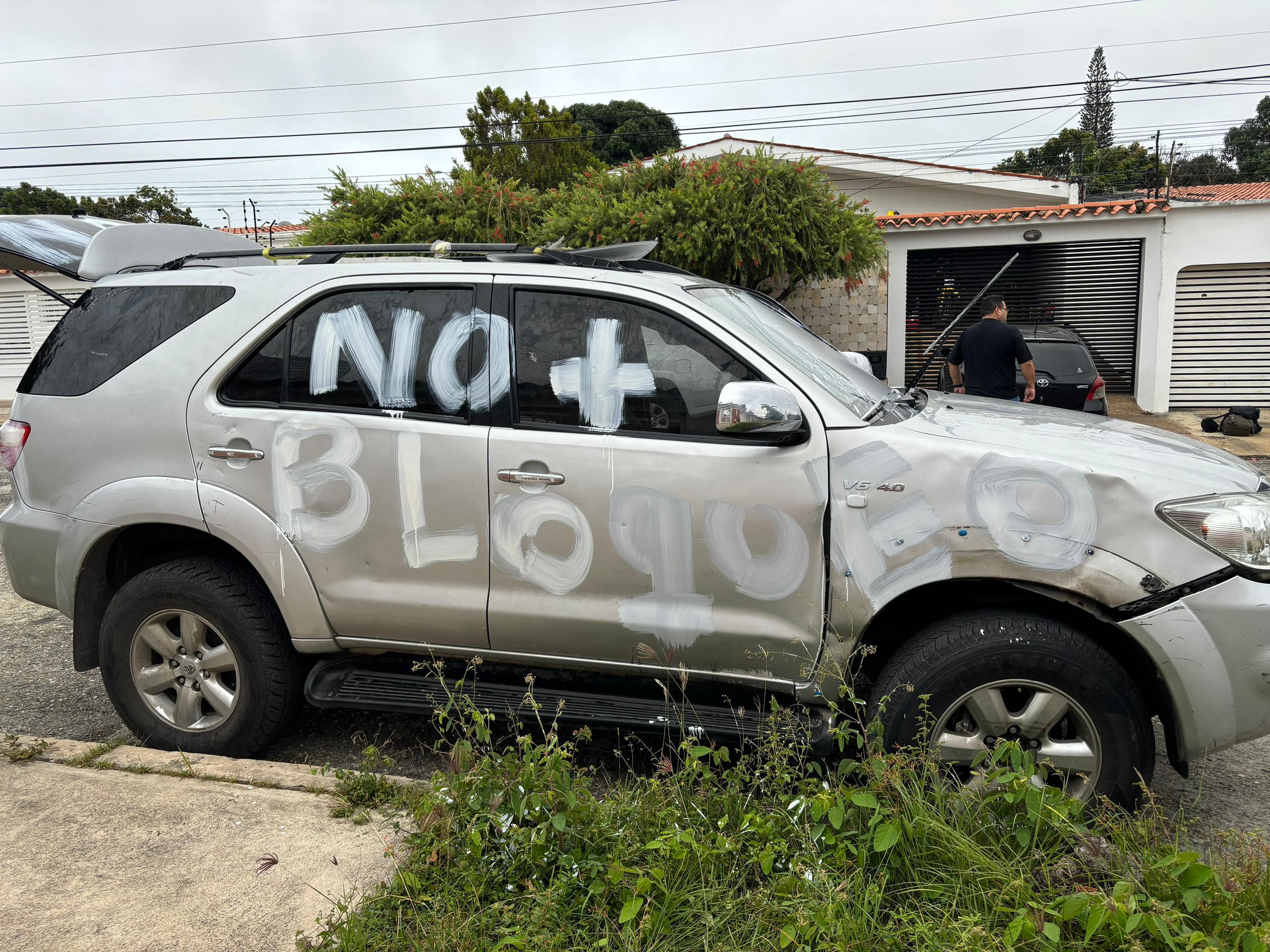 María Corina Machado reported an attack against her and her team in Barquisimeto, Western Venezuela