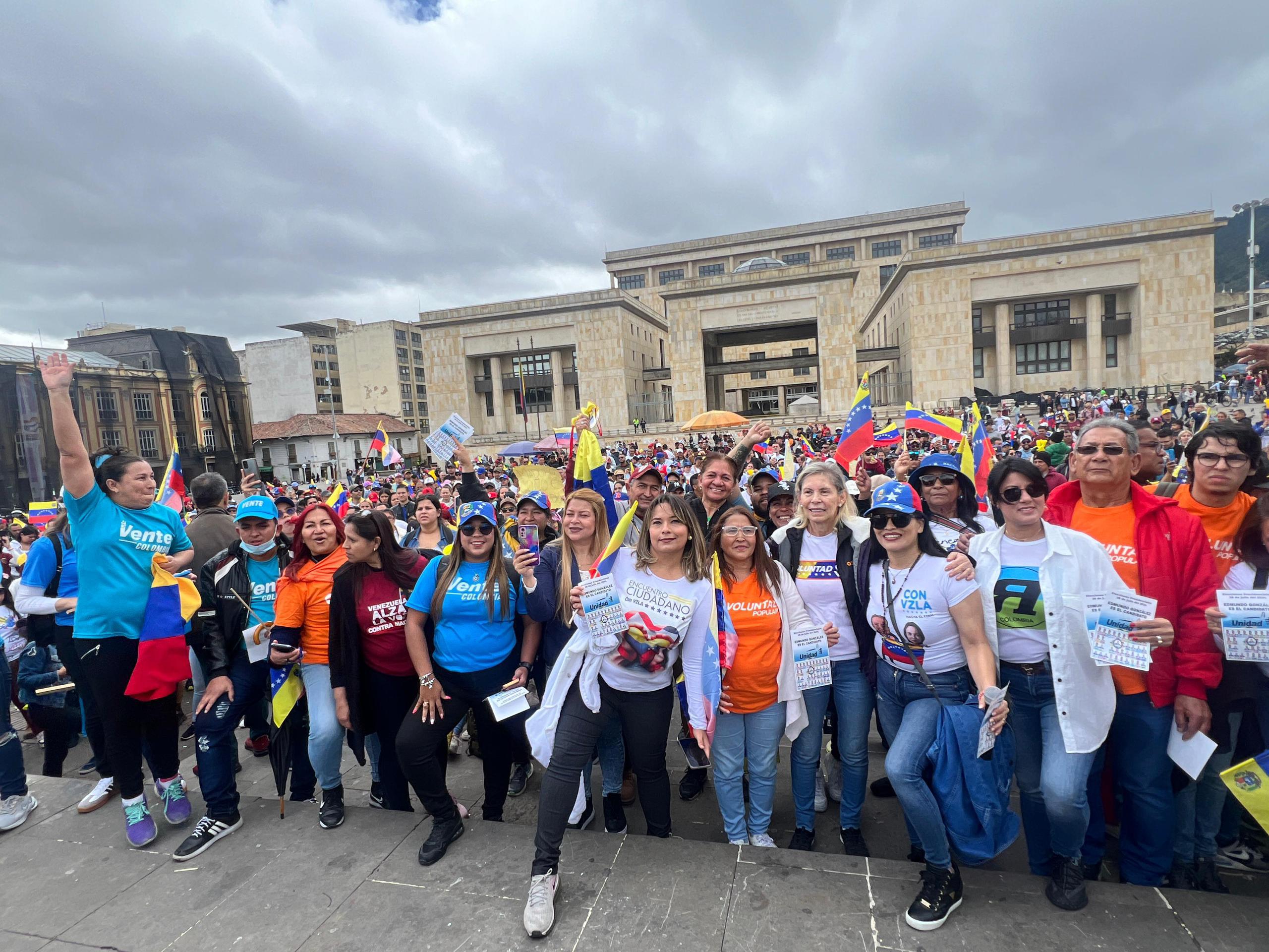 Comando de Edmundo González sobre caravana en Colombia: “Fuimos ejemplo de organización y trabajo por Venezuela” (Imágenes)