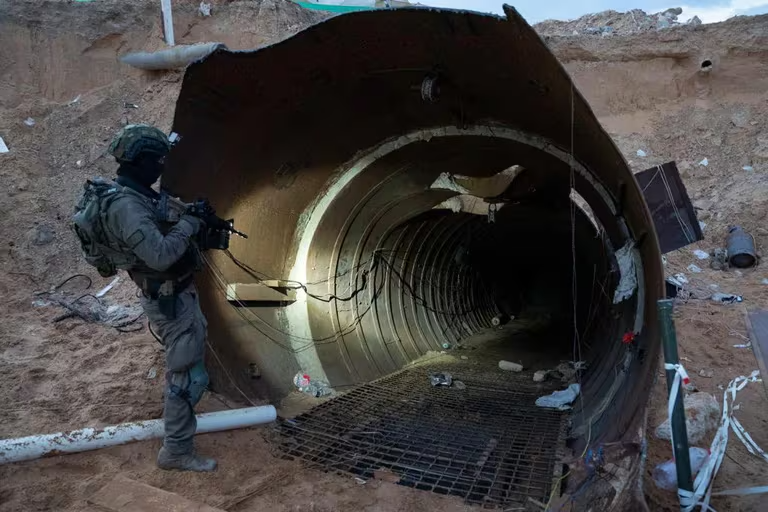 Israel asegura que destruyó un túnel de Hamás en el sur de Gaza