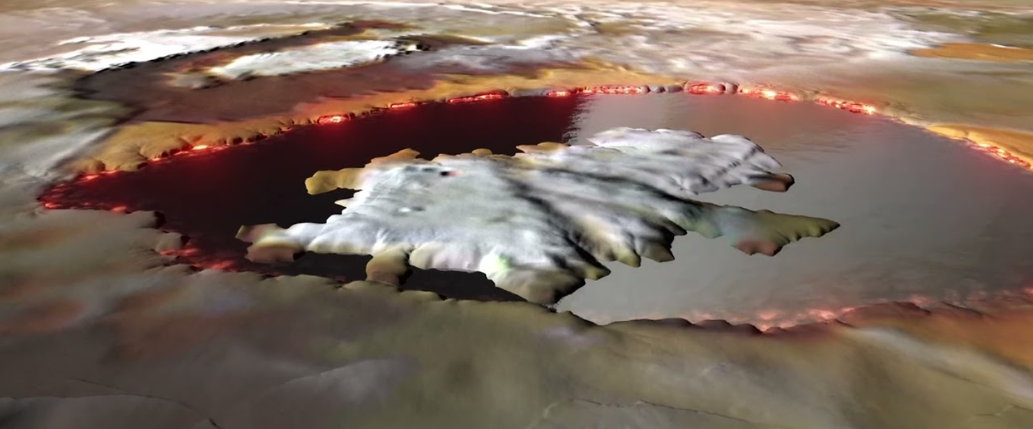 Increíbles imágenes de lagos de lava en una de las lunas de Júpiter