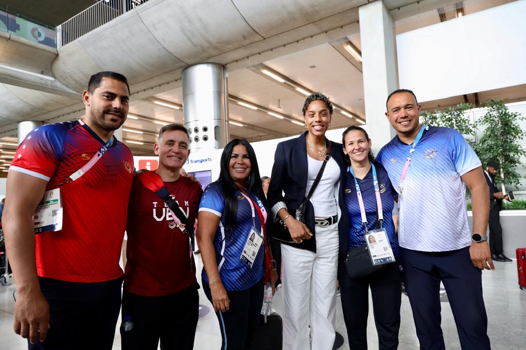 Yulimar Rojas llegó a París para inyectar energía en la delegación venezolana