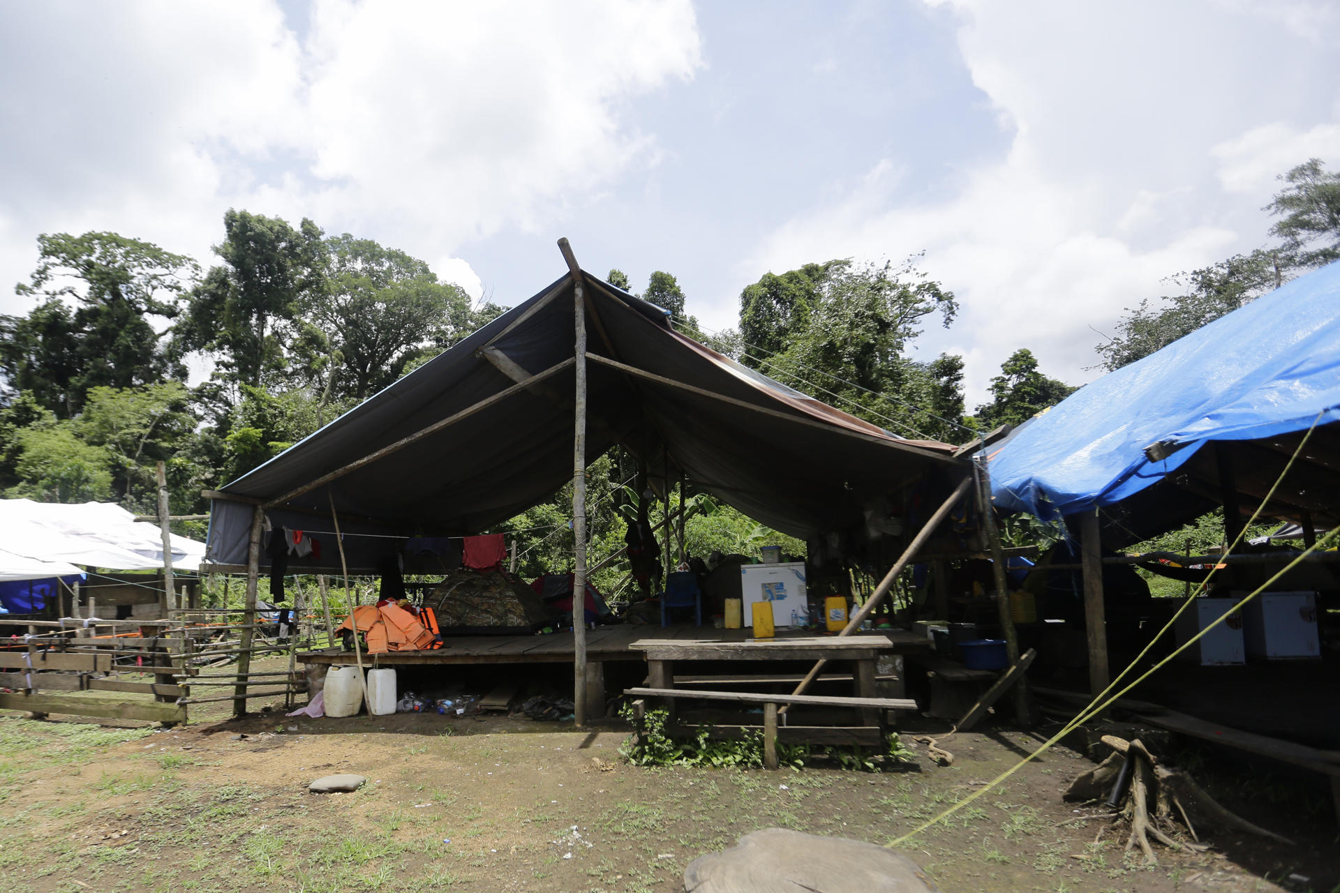 Autoridades panameñas ubicaron campamento clandestino de migrantes en el Darién