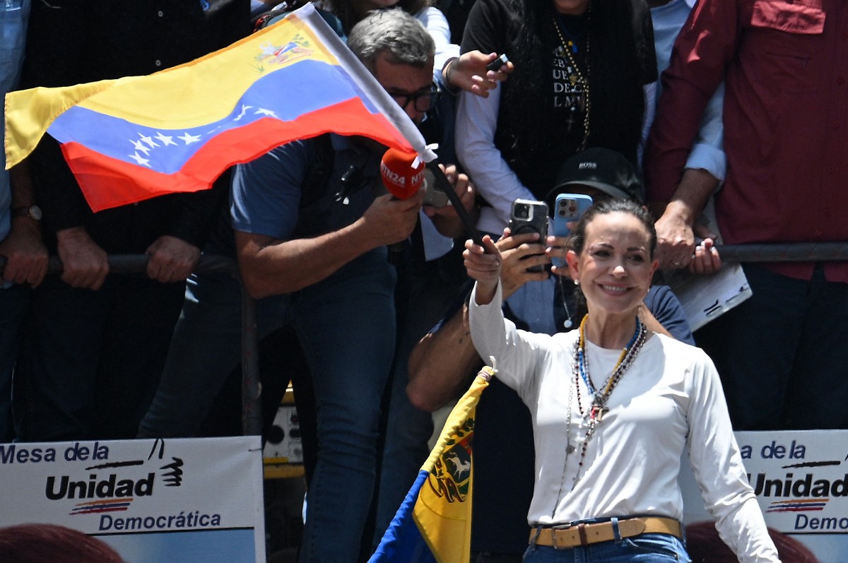 Maria Corina Machado called this #28August rally in Caracas, a month before the election.