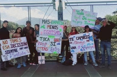 Jóvenes merideños promueven el respeto a la vida con la prevención de las muertes autoinfligidas