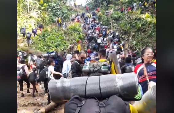 EN VIDEO: Así se encuentra la selva del Darién, la crisis migratoria no cesa