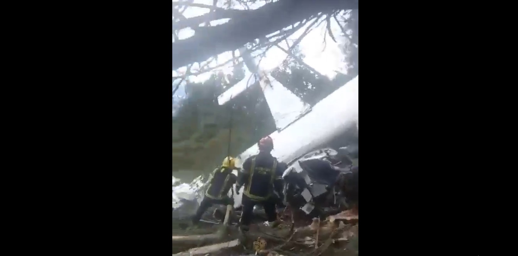 Cuatro heridos dejó precipitación de una aeroambulancia en Colombia