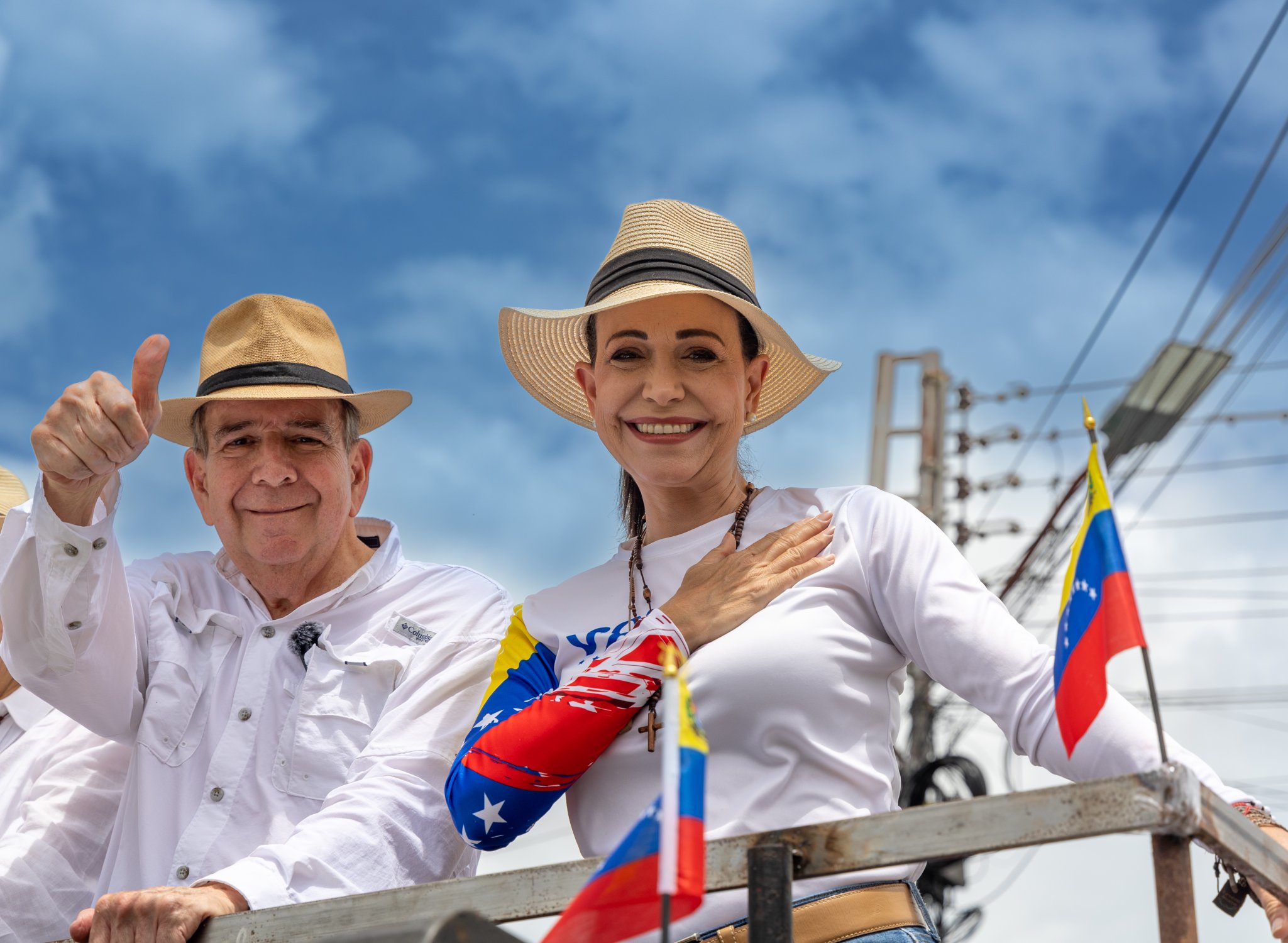 María Corina y Edmundo González se solidarizan con los afectados por el huracán Milton