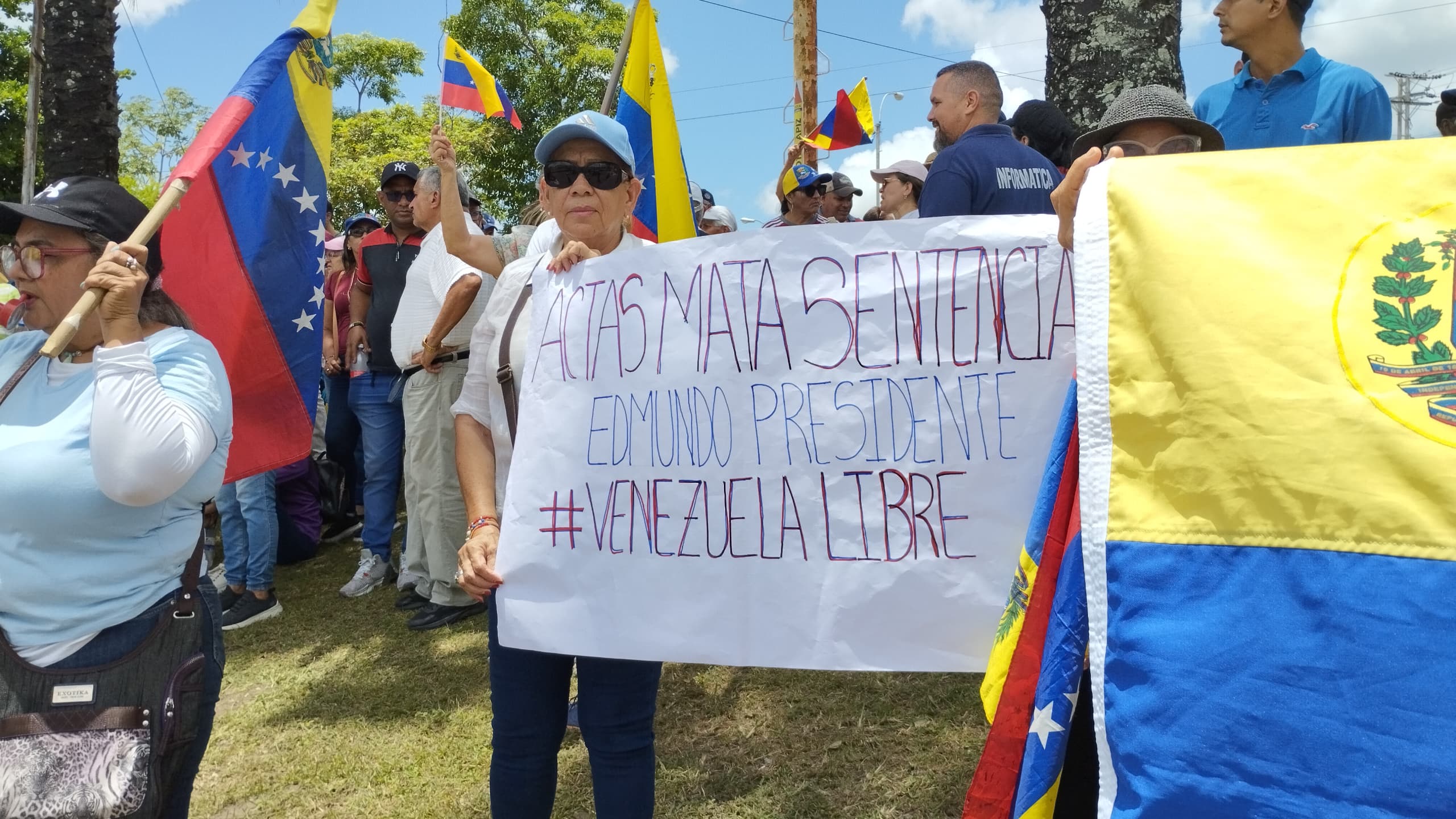 Ciudadanos en Maturín acudieron a la convocatoria de María Corina Machado pese a la intimidación