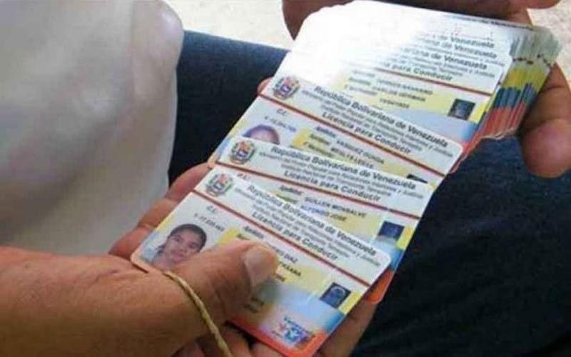 This is the new form of driver's license in Venezuela