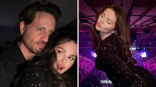 Hot and passionate dance between Edgar Ramirez and Selena Gomez at Sabrina Carpenter concert