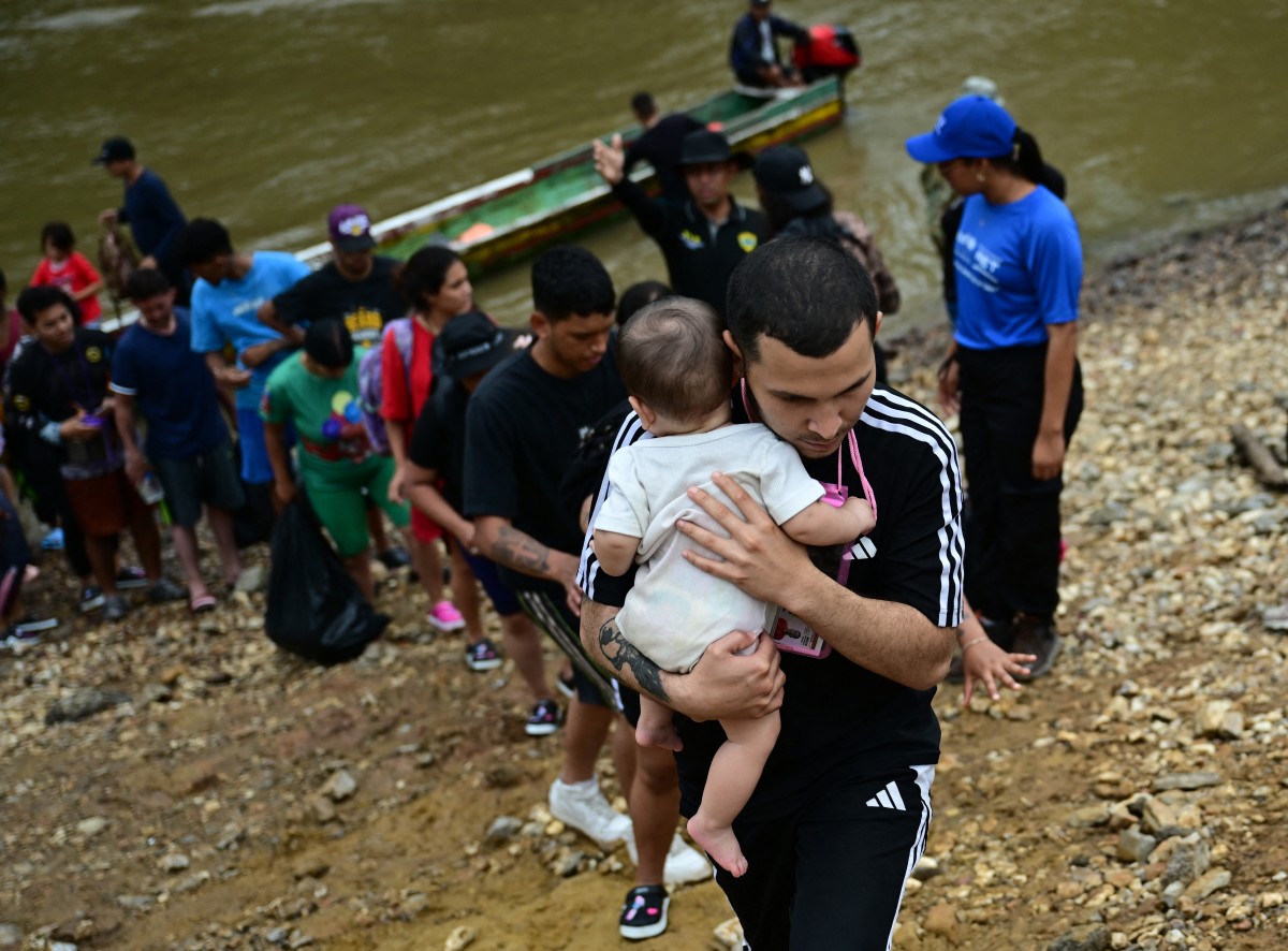 En FOTOS: venezolanos en Tapón del Darién migran una vez más por miedo a Nicolás Maduro