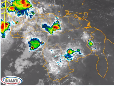 Inameh pronosticó cielo nublado con lluvias en buena parte del país este #4Sep