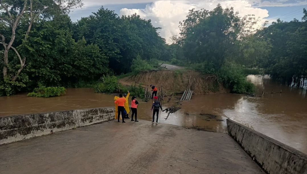 El río Güere mantiene bajo amenaza a 124 familias en Cajigal del estado Anzoátegui