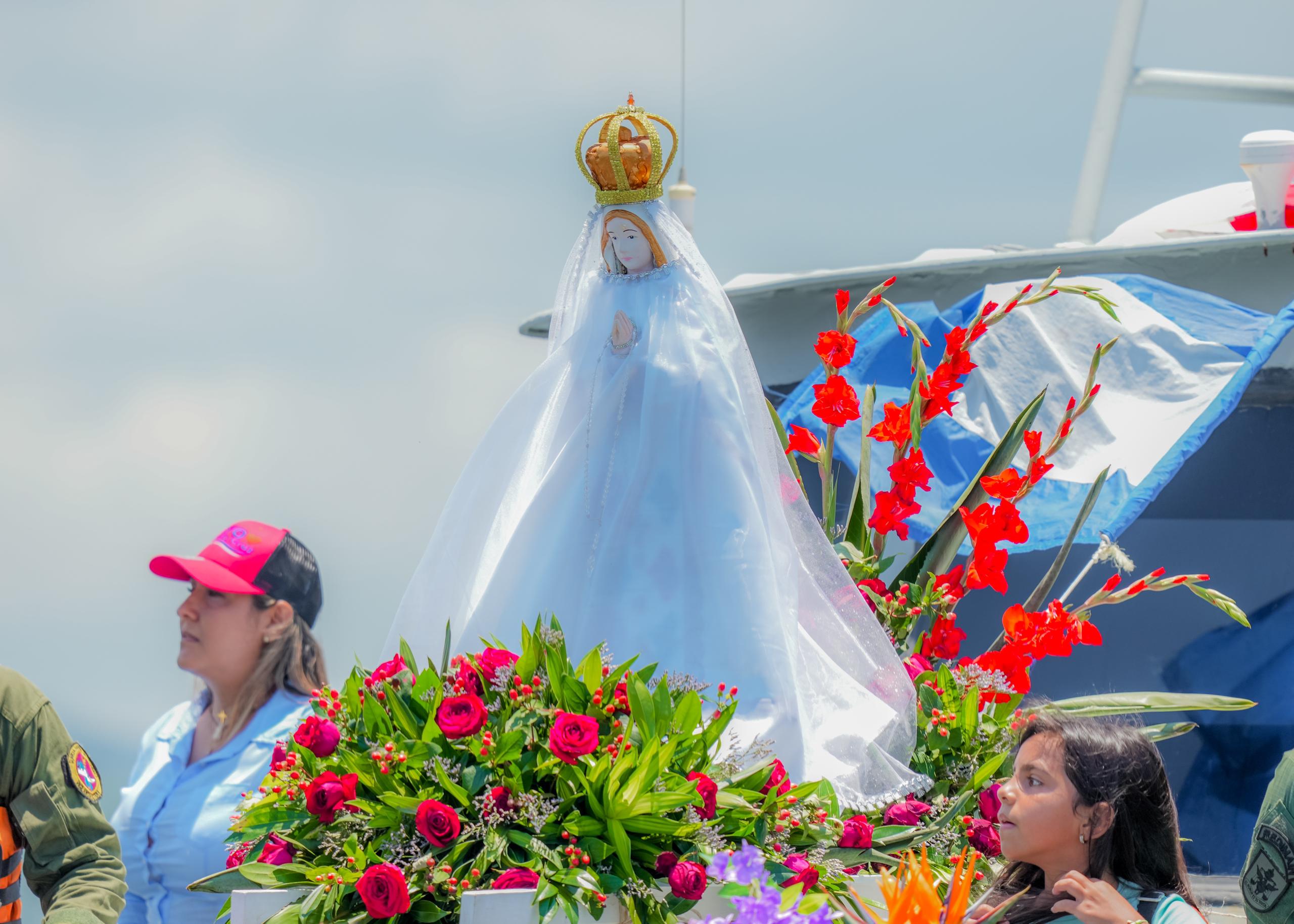 Virgen del Valle fue homenajeada con bendición al mar en Anzoátegui (Fotos)