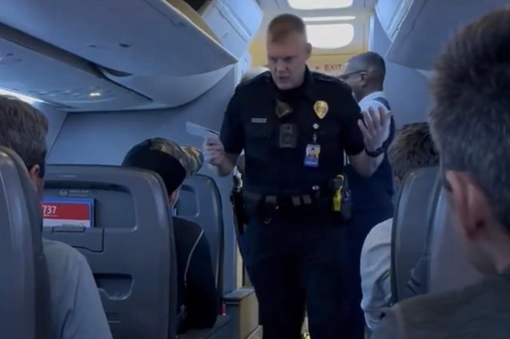 Passengers rescue a woman from a violent attacker on a flight to North Carolina