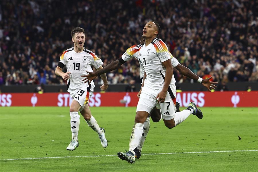 Alemania clasificó a cuartos de final de la Nations League tras golazo de Jamie Leweling