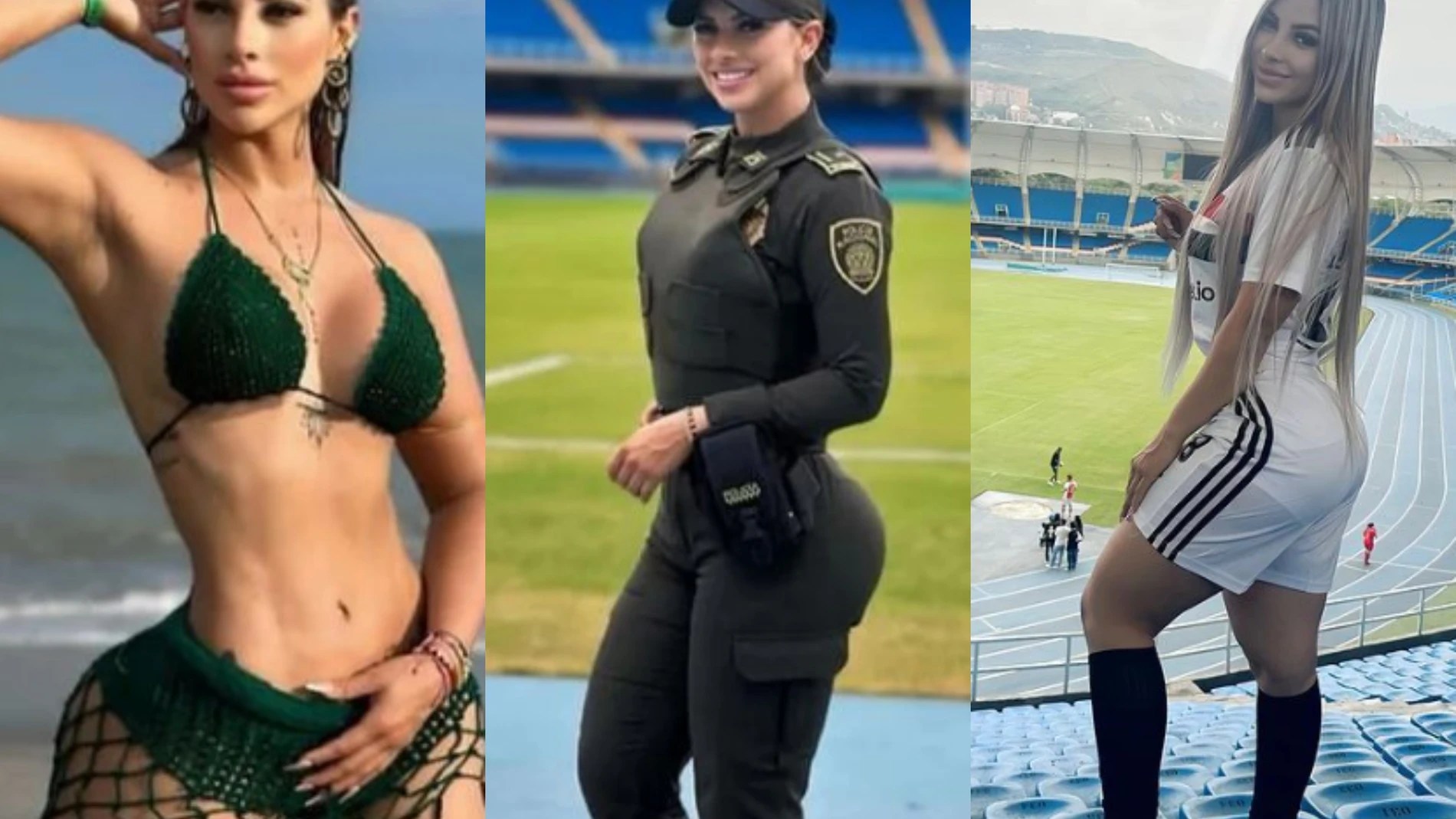 Así es Alexa, la policía que enloquece a los hinchas de fútbol (Imágenes)