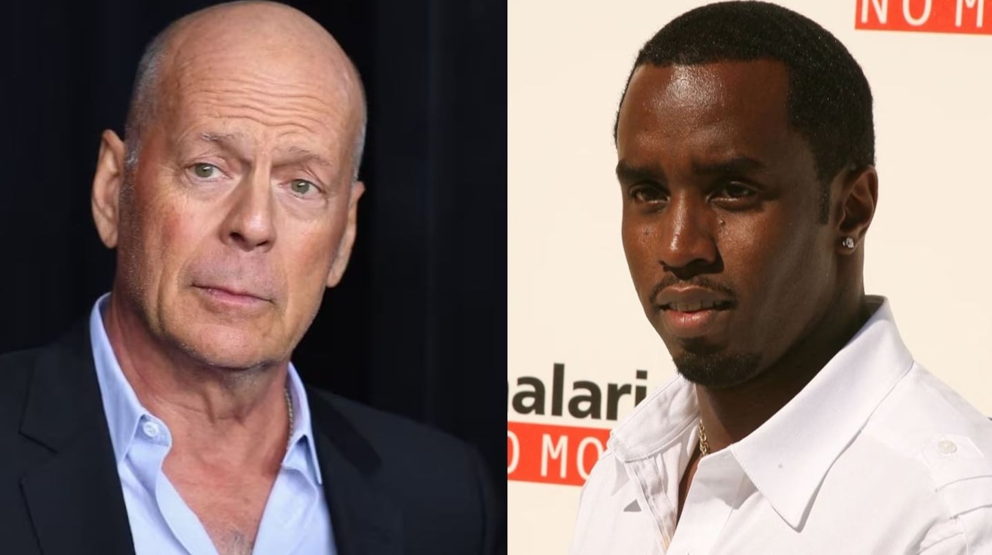 Bruce Willis asistió a fiesta salvaje de Sean “Diddy” Combs en donde había mujeres desnudas en bandeja