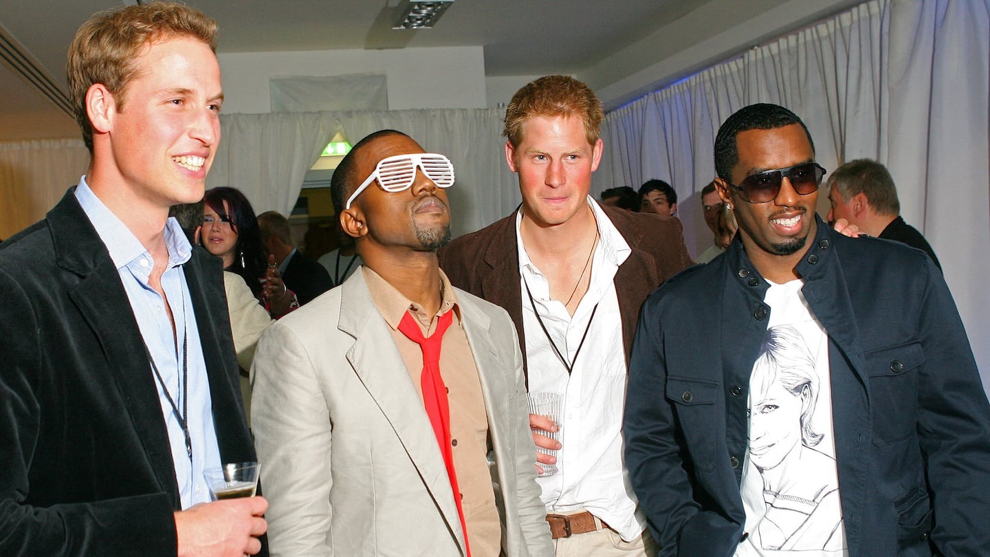 Involucran a los príncipes Harry y William con las fiestas salvajes de Sean “Diddy” Combs