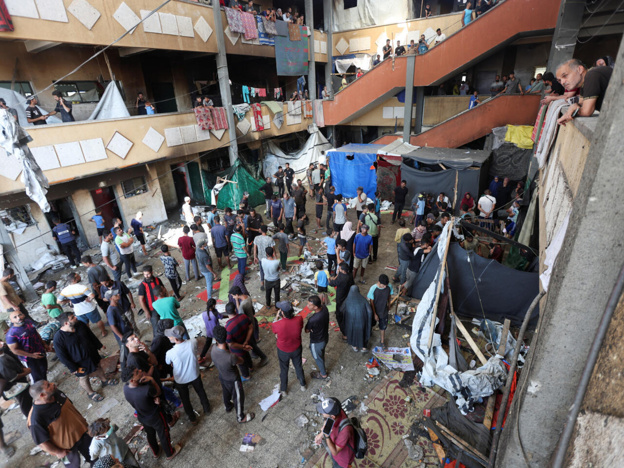 Al menos 28 muertos en un ataque israelí contra una casa en el sur de Gaza