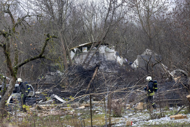 Encuentran las cajas negras del avión de DHL estrellado en Vilna en el que murió un español