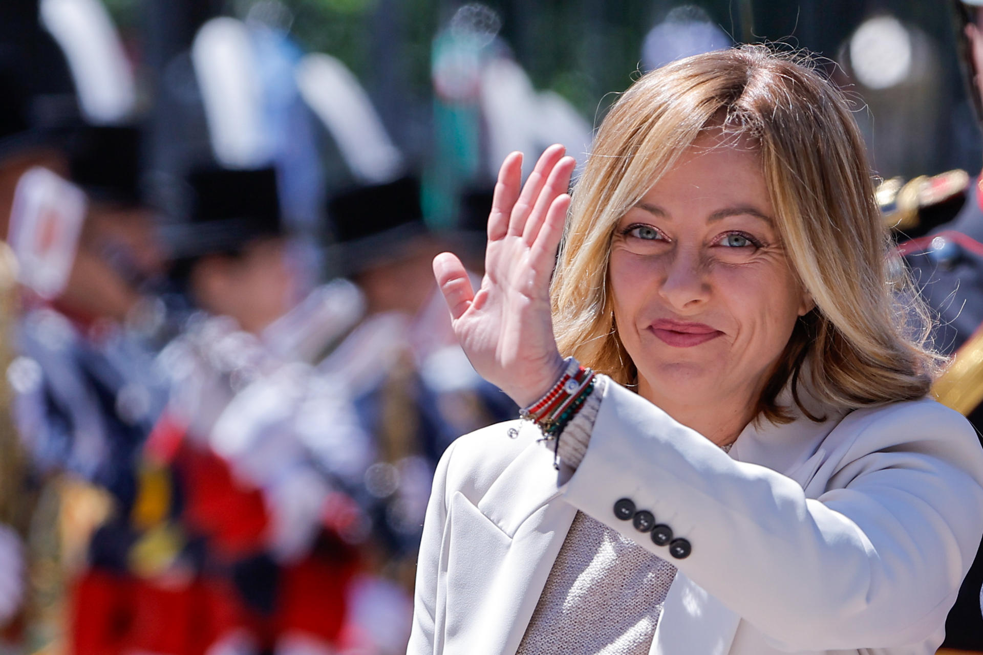 Javier Milei recibió a Giorgia Meloni en la Casa Rosada para estrechar lazos bilaterales