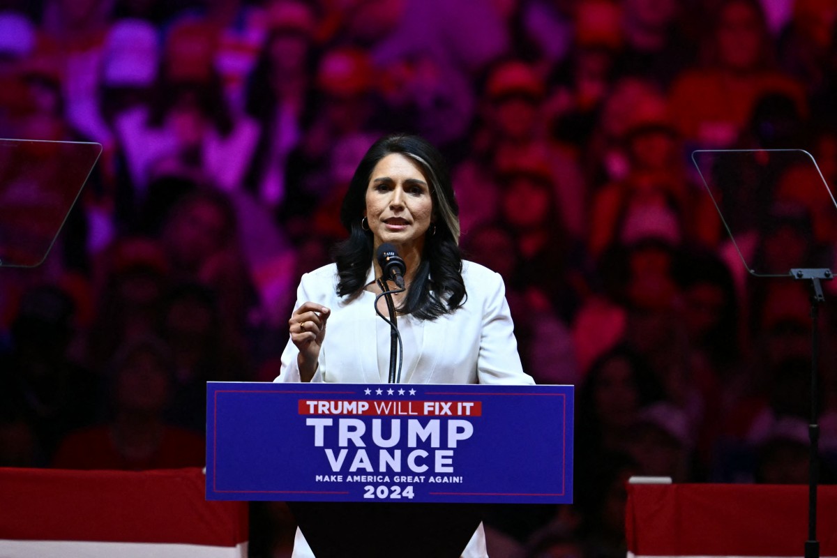 Donald Trump nombró a la excongresista Tulsi Gabbard como directora de Inteligencia Nacional