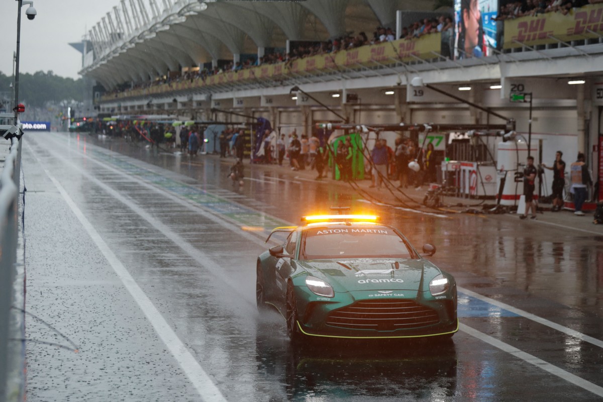 Suspendieron la clasificación del Gran Premio de Brasil por fuertes lluvias