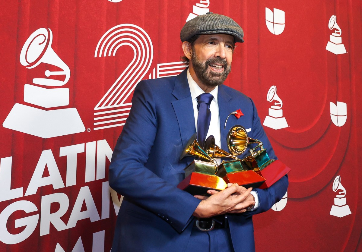 Juan Luis Guerra triunfó en los Grammy Latinos en Miami