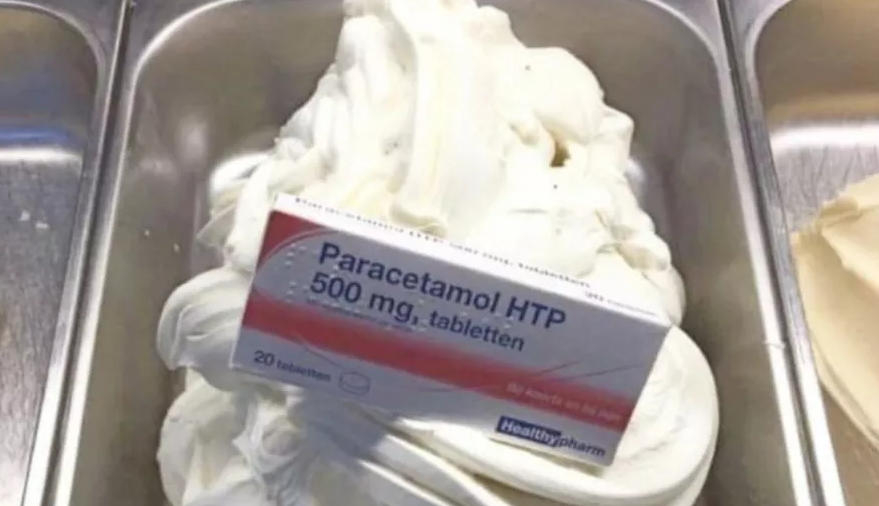 Ingenioso pastelero creó helado de paracetamol para “aliviar los dolores de cabeza”