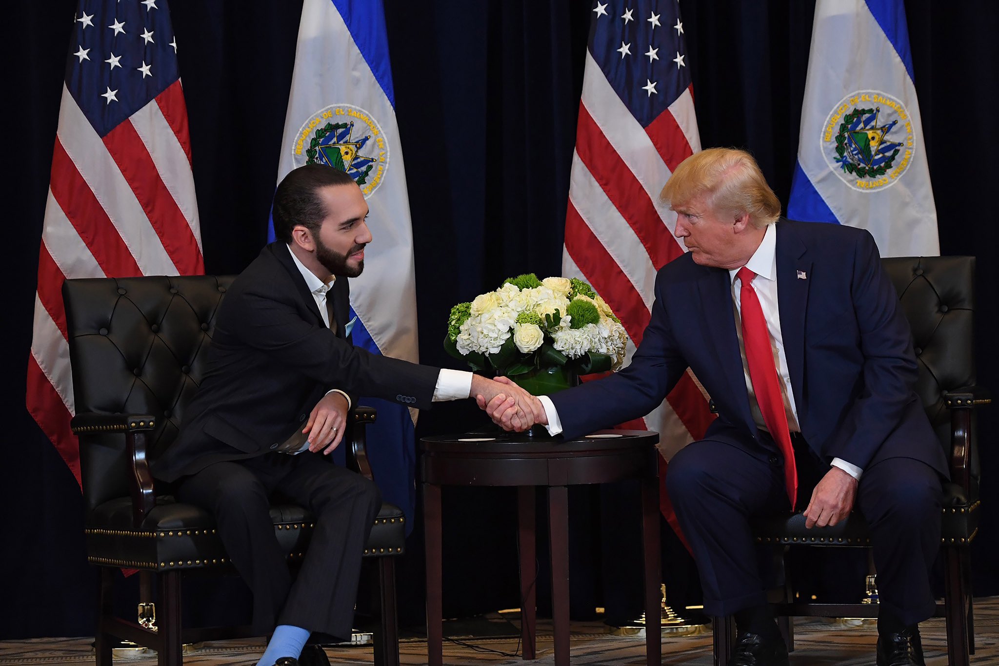 Nayib Bukele felicitó a Donald Trump en su victoria por la contienda presidencial