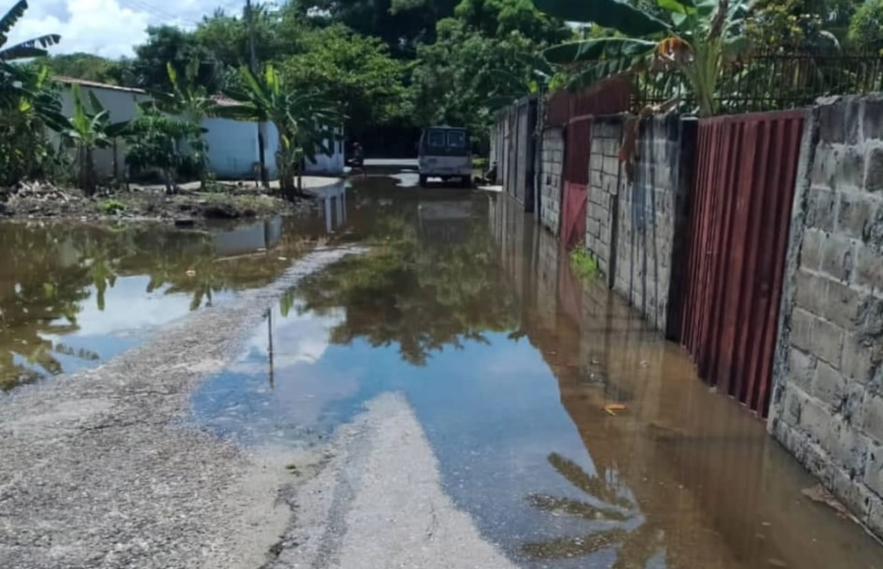 Torrenciales lluvias inundaron otra vez al poblado de Palmarito en Mérida