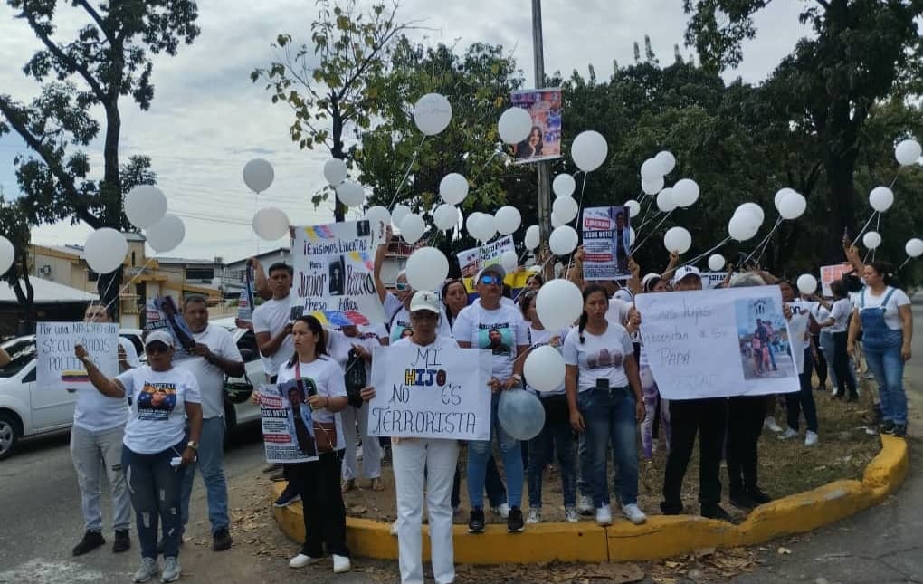 Manifestantes exigieron en Barinas la liberación de jóvenes detenidos injustamente