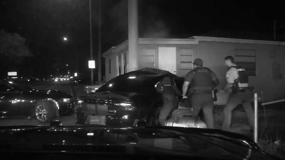 EN VIDEO: Persecución policial en Miami-Dade acabó con un choque y varios detenidos