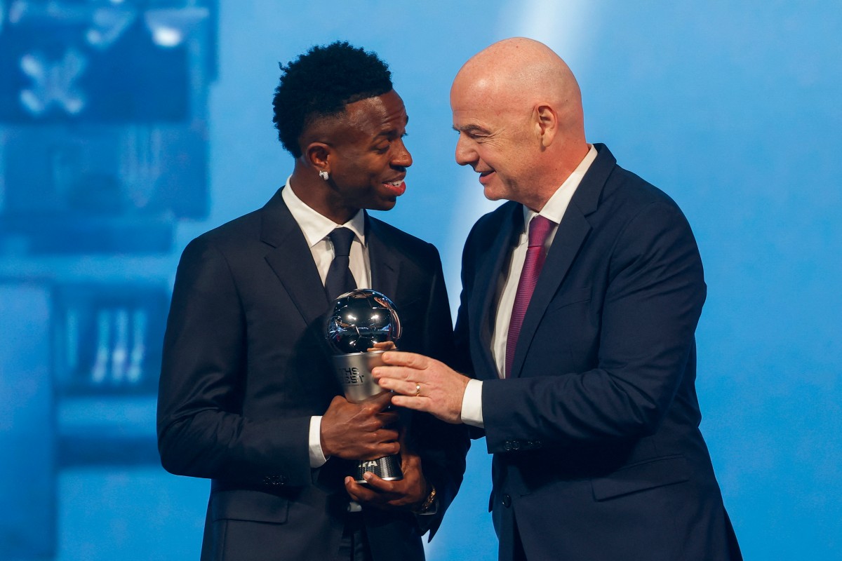 Cuántos puntos recibió Vinicius para vencer al español Rodri en el premio The Best