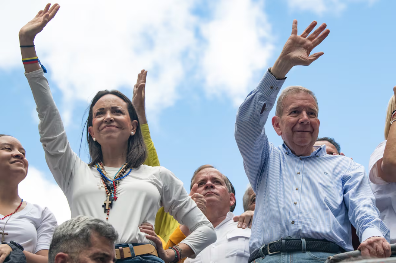 EFE: María Corina Machado y Edmundo González, el tándem venezolano que acaparó todas las miradas en 2024