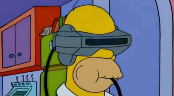 Los Simpsons lo hicieron de nuevo: la comida virtual está apunto de ser una realidad