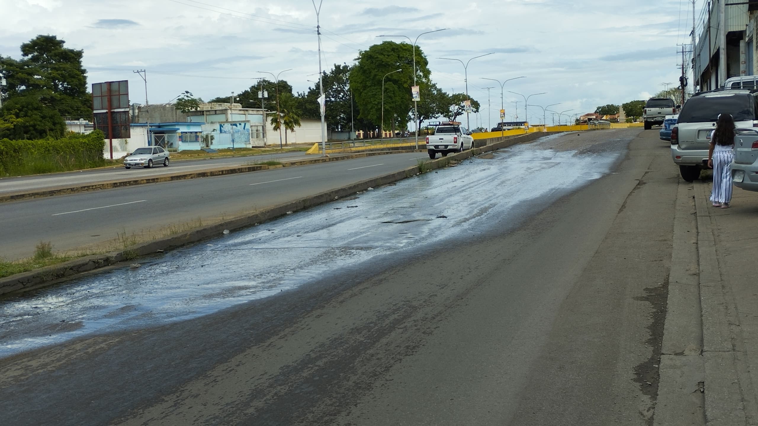 Desborde de aguas piches genera olores pútridos en la avenida Libertador de Maturín